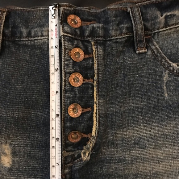 Free People Jillian Blue Shorts - Picture 8 of 8